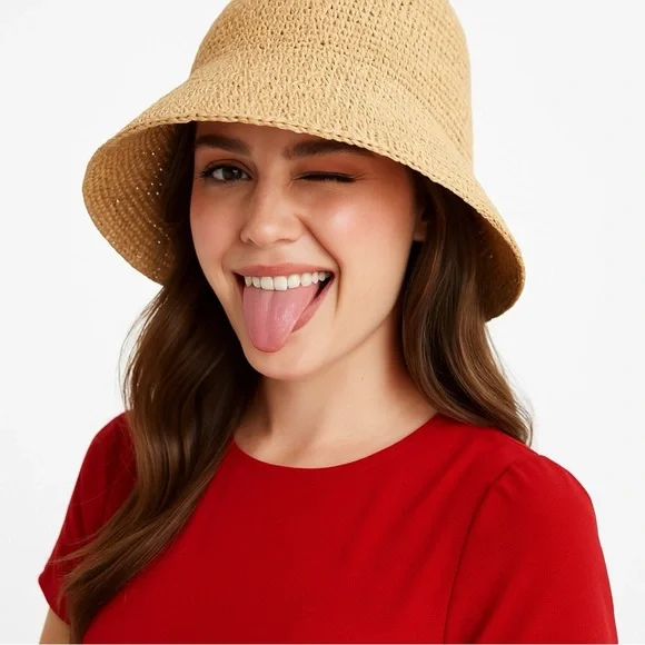 THE CALA COVE RAFFIA BUCKET HAT - Picture 10 of 12